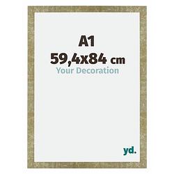 Foto van Fotolijst 59,4x84cm a1 goud antiek mdf mura