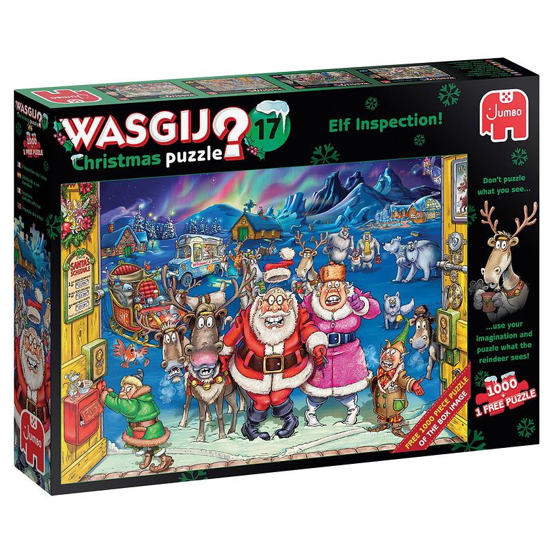 Foto van Wasgij christmas 17 - elfinspectie 1000 stukjes