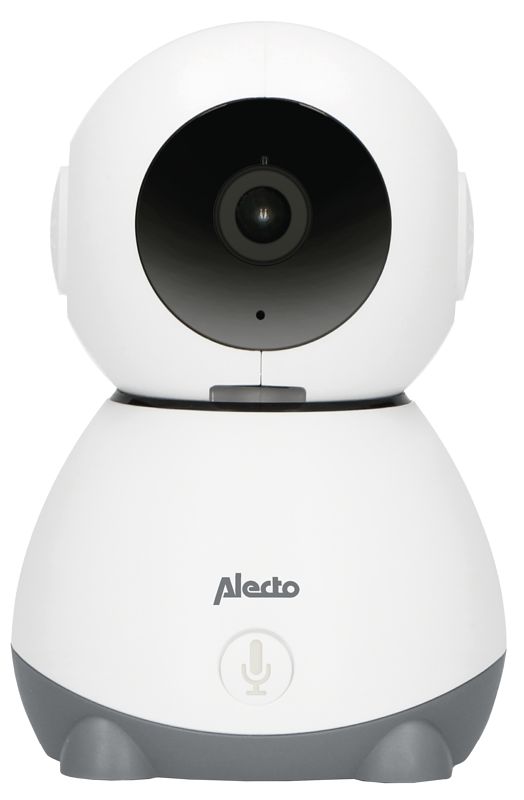 Foto van Wifi babyfoon met camera alecto smartbaby10 wit-antraciet