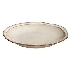 Foto van Ontbijtbord anna - beige - stoneware - ø21 cm - leen bakker