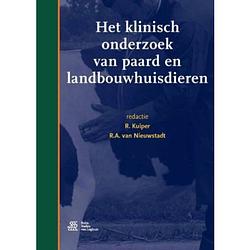 Foto van Het klinisch onderzoek van paard en