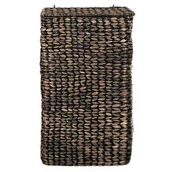 Foto van Must living laundry basket palawan black wash,60x33x33 cm