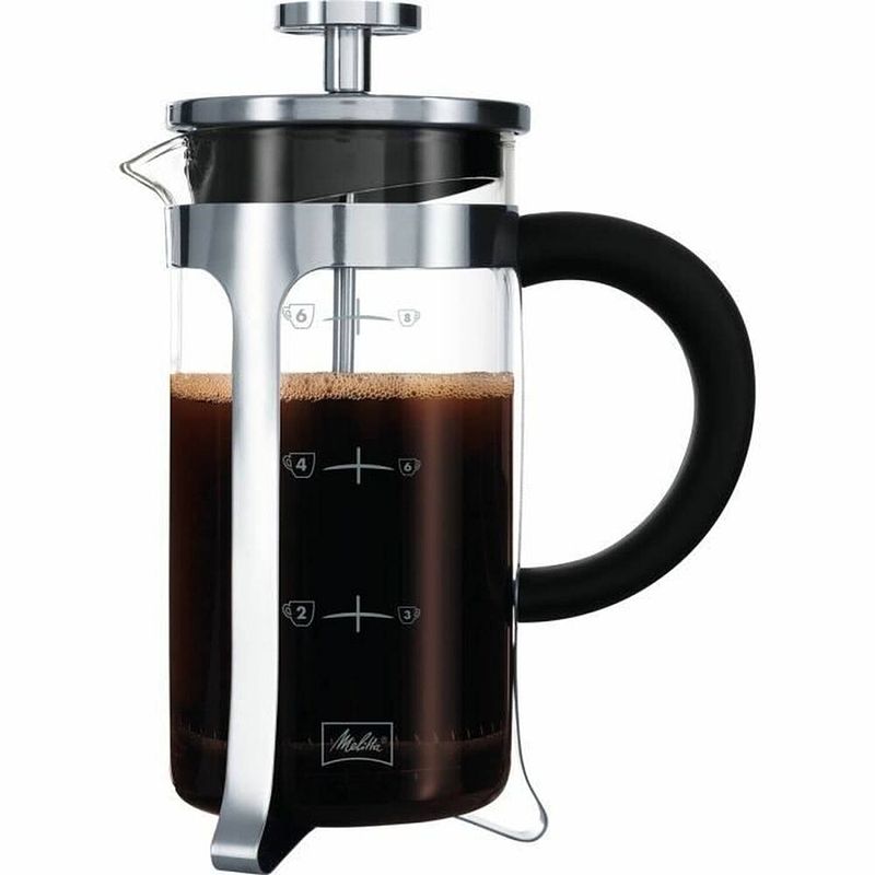 Foto van Koffiepot met zuiger melitta premium 1 l 8 koppar