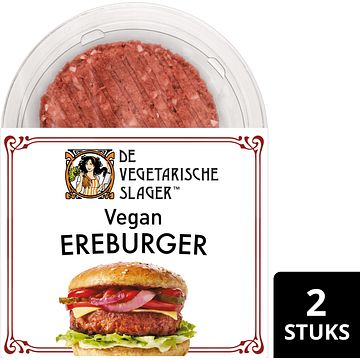 Foto van De vegetarische slager vegan ereburger 226g bij jumbo