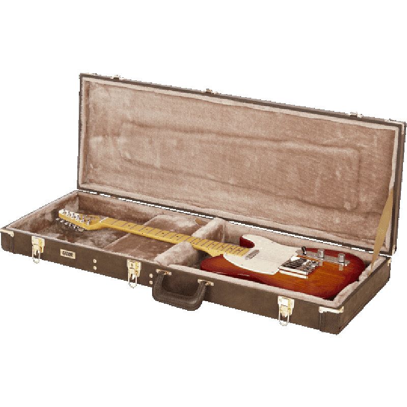 Foto van Gator cases gw-elec-vin houten koffer voor elektrische gitaar