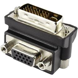 Foto van Renkforce rf-4128855 dvi / vga adapter [1x dvi-stekker 24+5-polig - 1x vga-bus] zwart