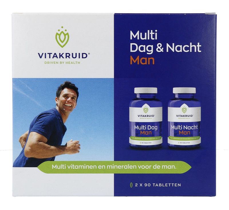 Foto van Vitakruid multi dag & nacht man tabletten