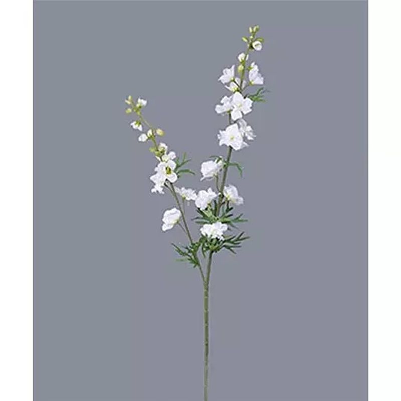 Foto van Buitengewoon de boet - delphinium tak cream 98 cm kunstplant