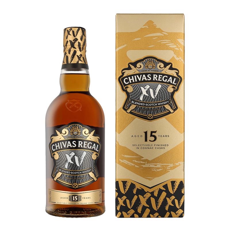 Foto van Chivas regal xv 70cl whisky + giftbox