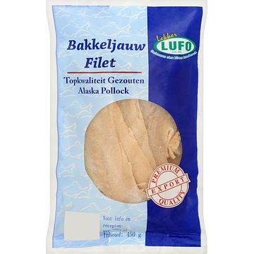 Foto van Lufo bakkeljauw filet 450g bij jumbo