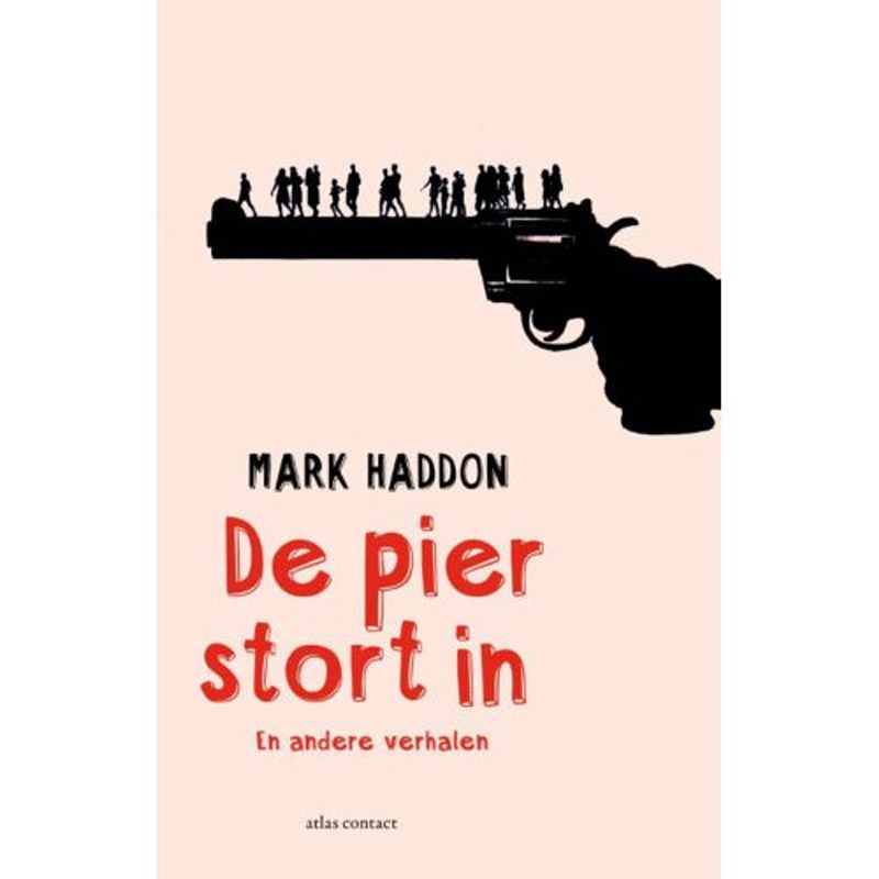 Foto van De pier stort in