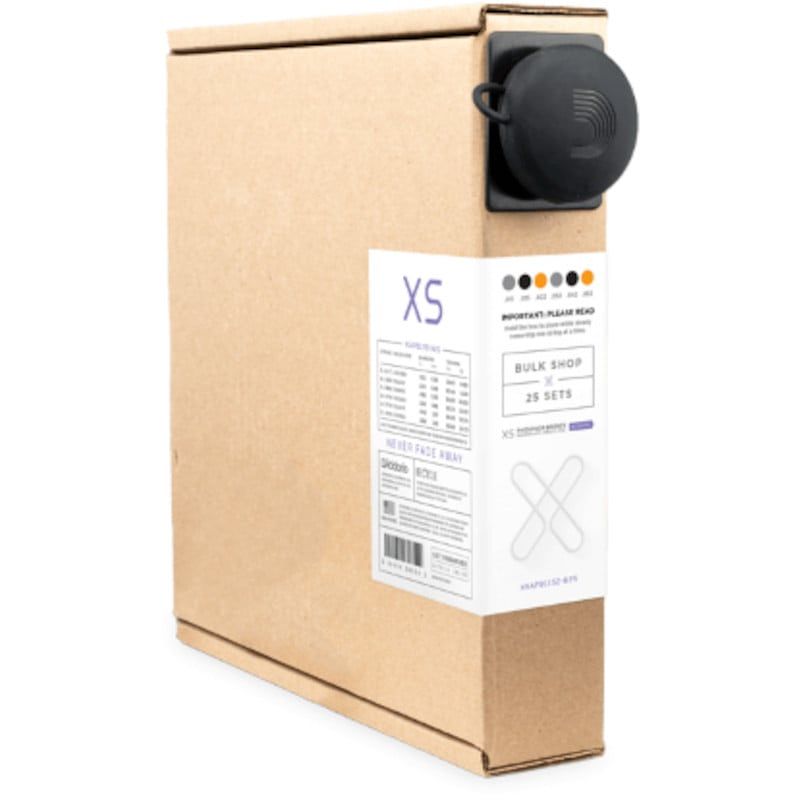 Foto van D'saddario xsapb1356-b25 xs phosphor bronze coated 13-56 snaren voor westerngitaar (25 sets)