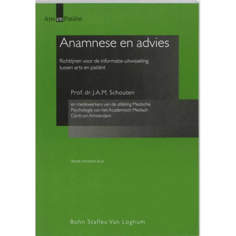 Foto van Anamnese en advies - arts en patient