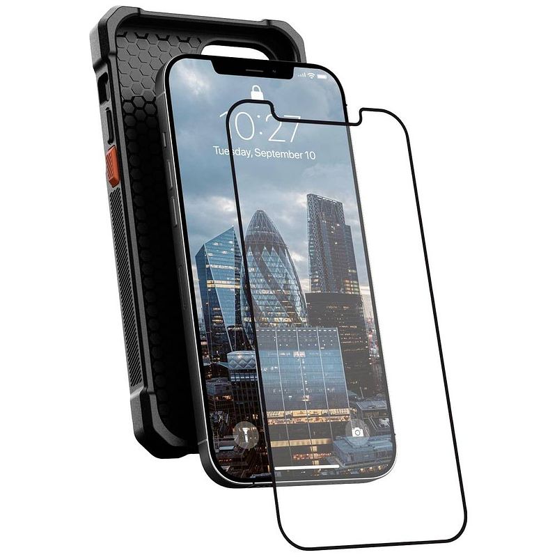 Foto van Urban armor gear workflow screenprotector (glas) geschikt voor: iphone 12, 12 pro 1 stuk(s)