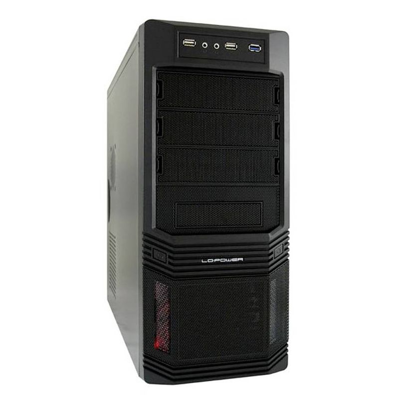 Foto van Lc-power 925b midi-tower pc-behuizing zwart