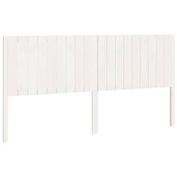 Foto van The living store houten hoofdeinde - trendy - bedframe - 185.5 x 4 x 100 cm - massief grenenhout