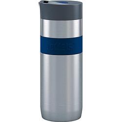 Foto van Boddels koffje koffie-to-go thermosbeker - 37 cl - rvs/blauw