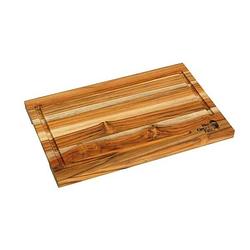 Foto van Big green egg cutting board snijplank teak