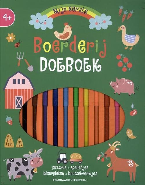 Foto van Mijn eerste boerderij doeboek - hardcover (9789002277870)