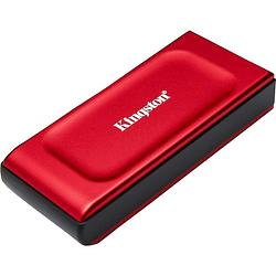 Foto van Kingston 2 tb pocket-sized ssd xs1000r externe ssd drive (rood)