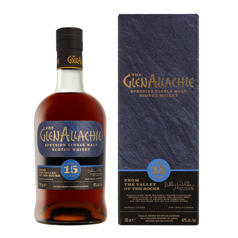 Foto van Glenallachie 15 years 70cl whisky + giftbox