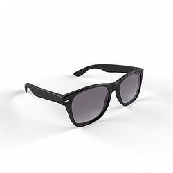 Foto van Hippe zonnebril met zwart montuur - verkleedbrillen