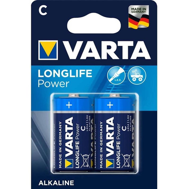 Foto van Varta - longlife power 2x c-cell alkaline