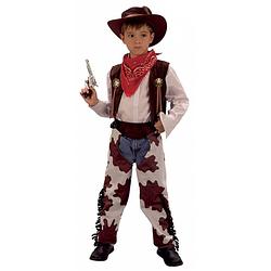 Foto van Cowboy pak voor kinderen 140 - 8-10 jr - carnavalskostuums