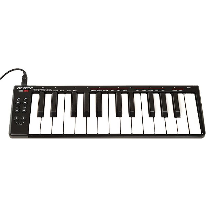 Foto van Nektar se25 usb/midi keyboard 25 toetsen