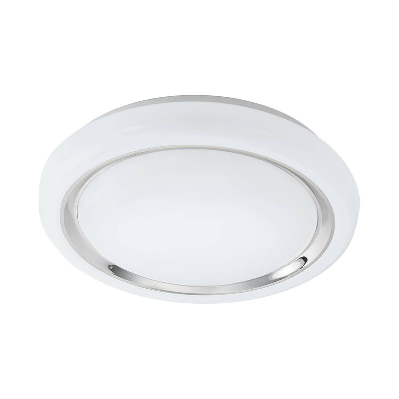 Foto van Eglo capasso - wand/plafondlamp - 1 lichts - wit, chroom