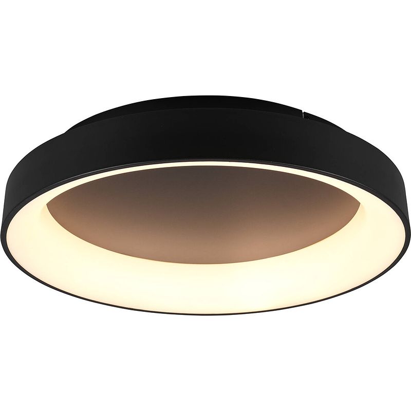 Foto van Led plafondlamp - plafondverlichting - trion gurano - 48w - aanpasbare kleur - afstandsbediening - dimbaar - rond - mat