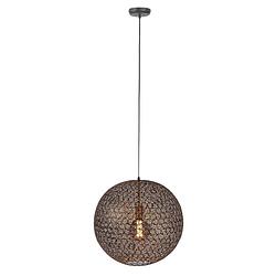 Foto van Sense's living hanglamp l.a. 50 x 150 cm e27 staal 40w zwart