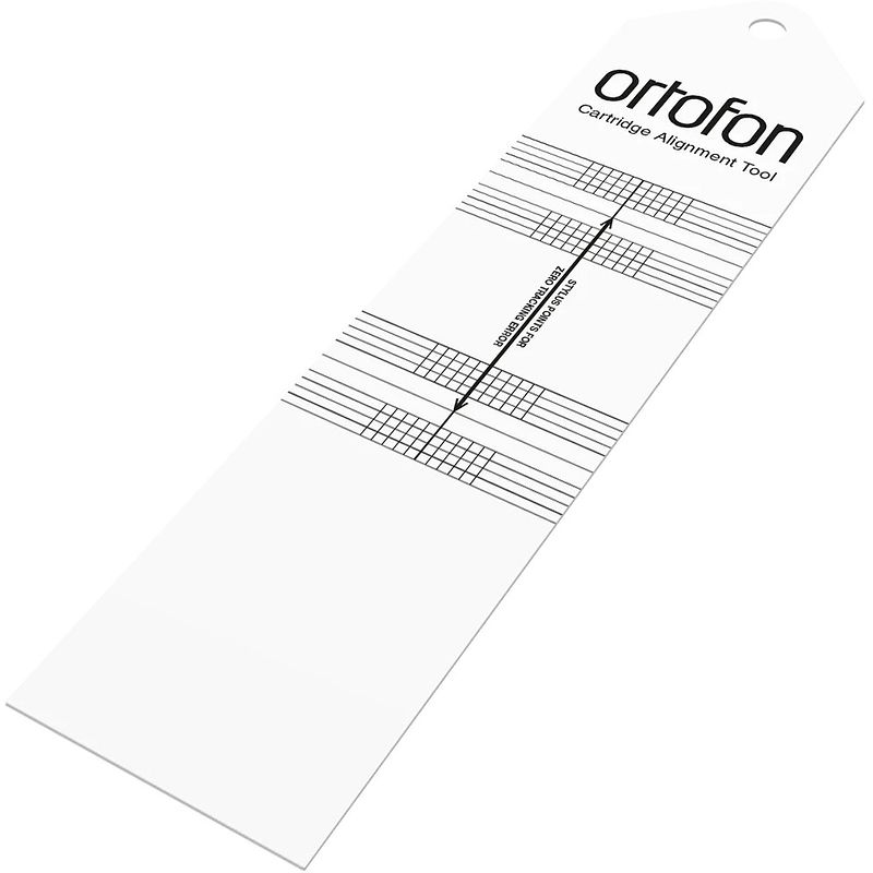 Foto van Ortofon alignment tool uitlijningsgradenboog