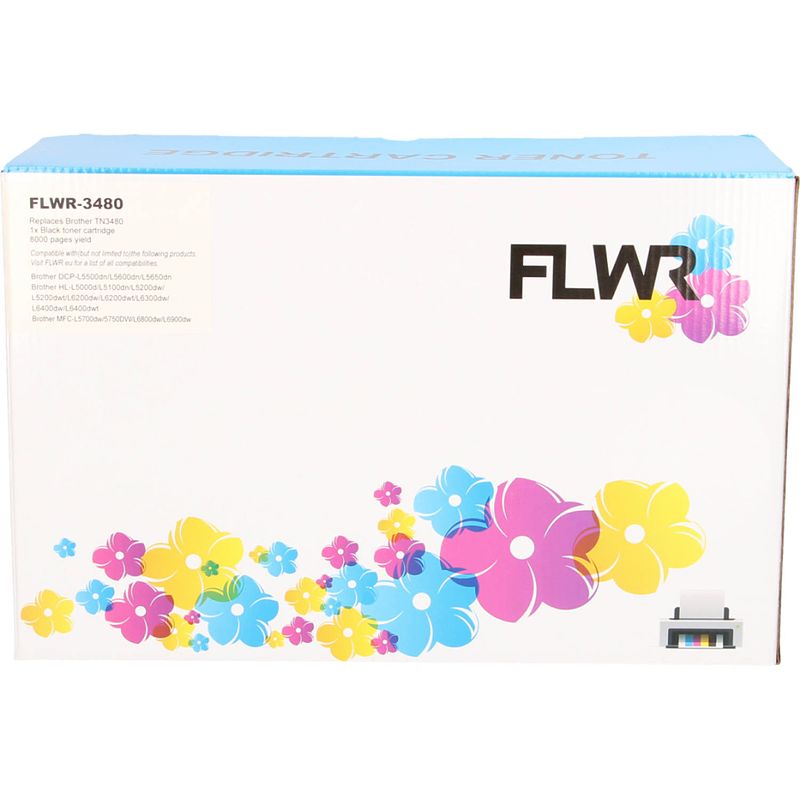 Foto van Flwr brother tn-3480 zwart toner