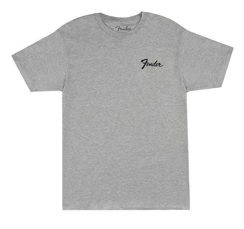 Foto van Fender transition logo tee athletic gray xl