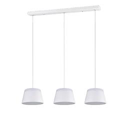 Foto van Moderne hanglamp baroness - metaal - wit