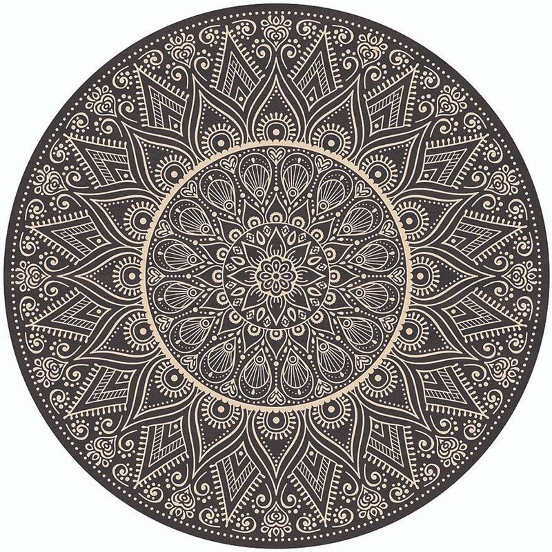 Foto van Md entree - vloerkleed - smuq - mandala - 100 cm ø