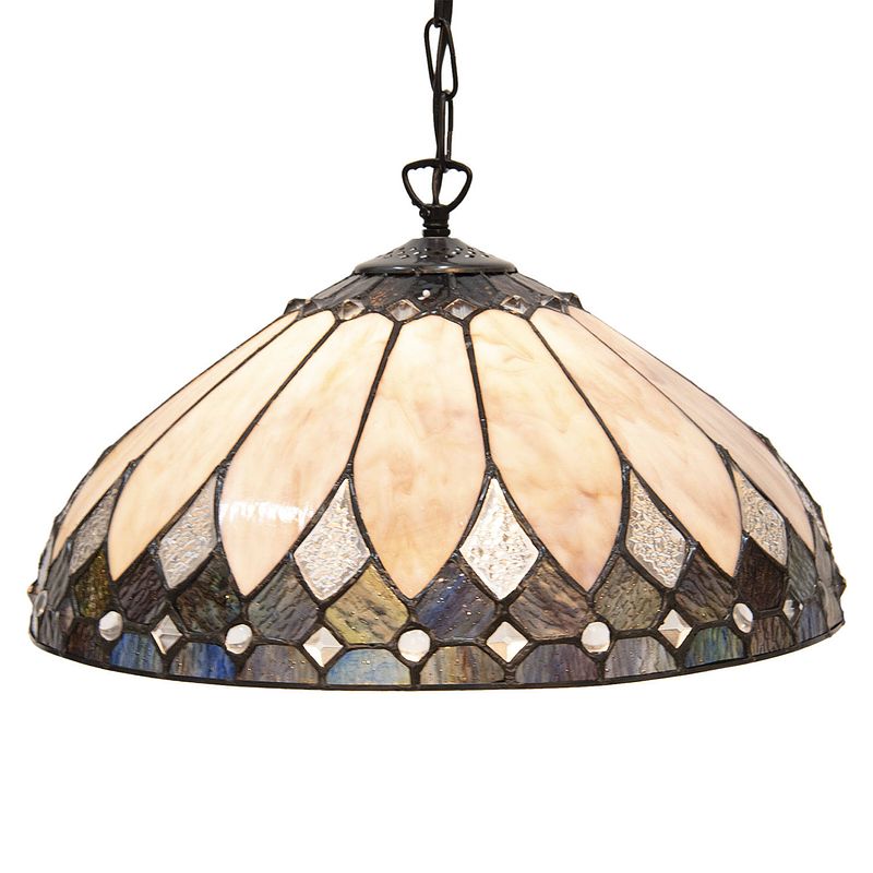 Foto van Clayre & eef multi hanglamp tiffany ø 40 cm e27/max 1*60w 5ll-5986