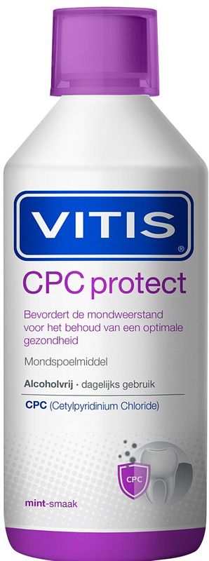 Foto van Vitis cpc protect mondspoelmiddel