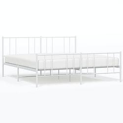 Foto van The living store bedframe classic - metalen - 207x198x90 cm - robuuste constructie