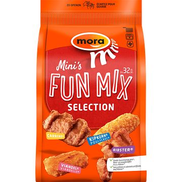 Foto van Mora mini's funmix selection 32 stuks 504g bij jumbo