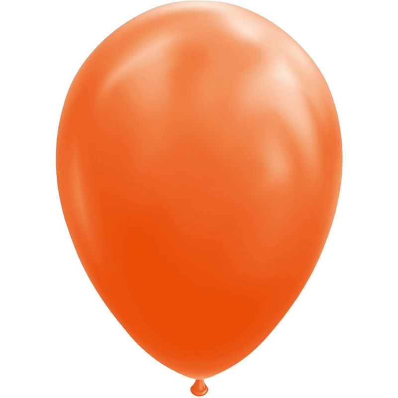 Foto van Wefiesta ballonnen 30 cm latex oranje 25 stuks