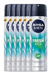 Foto van Nivea men fresh kick anti-transpirant spray voordeelverpakking