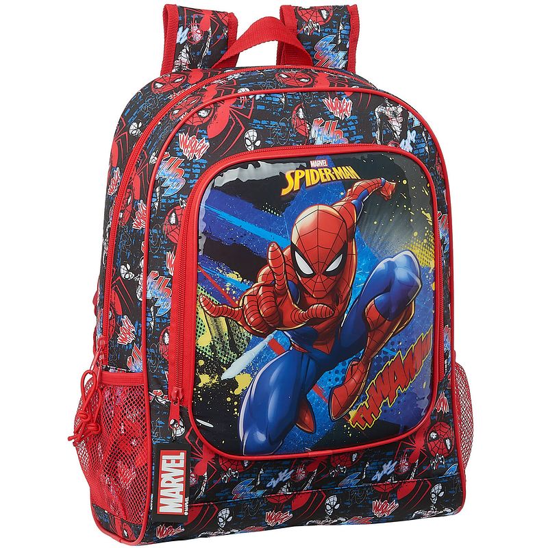 Foto van Spiderman rugzak go hero - 42 x 32 x 14 cm - polyester