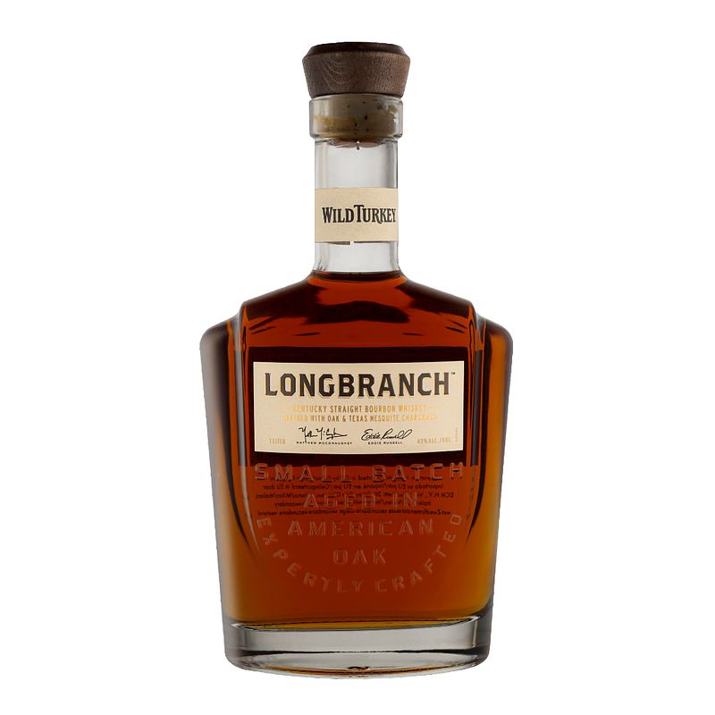 Foto van Wild turkey longbranch 1ltr whisky + giftbox