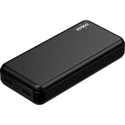 Foto van Verico power guard xl powerbank 20000 mah fast charge lipo usb-a zwart