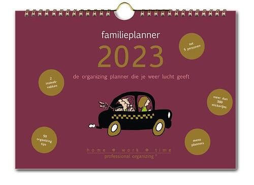 Foto van Homeworktime familie planner 2023 - overig (8716951347249)