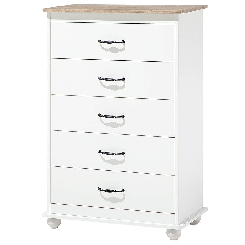 Foto van Beliani sharon - dressoir-wit-spaanplaat