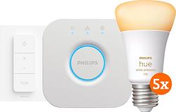 Foto van Philips hue white ambiance e27 starter 5-pack