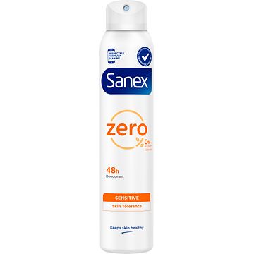 Foto van Sanex zero% sensitive deodorant spray 200ml bij jumbo